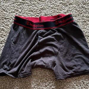Champion Men's Black and Red Boxer Briefs